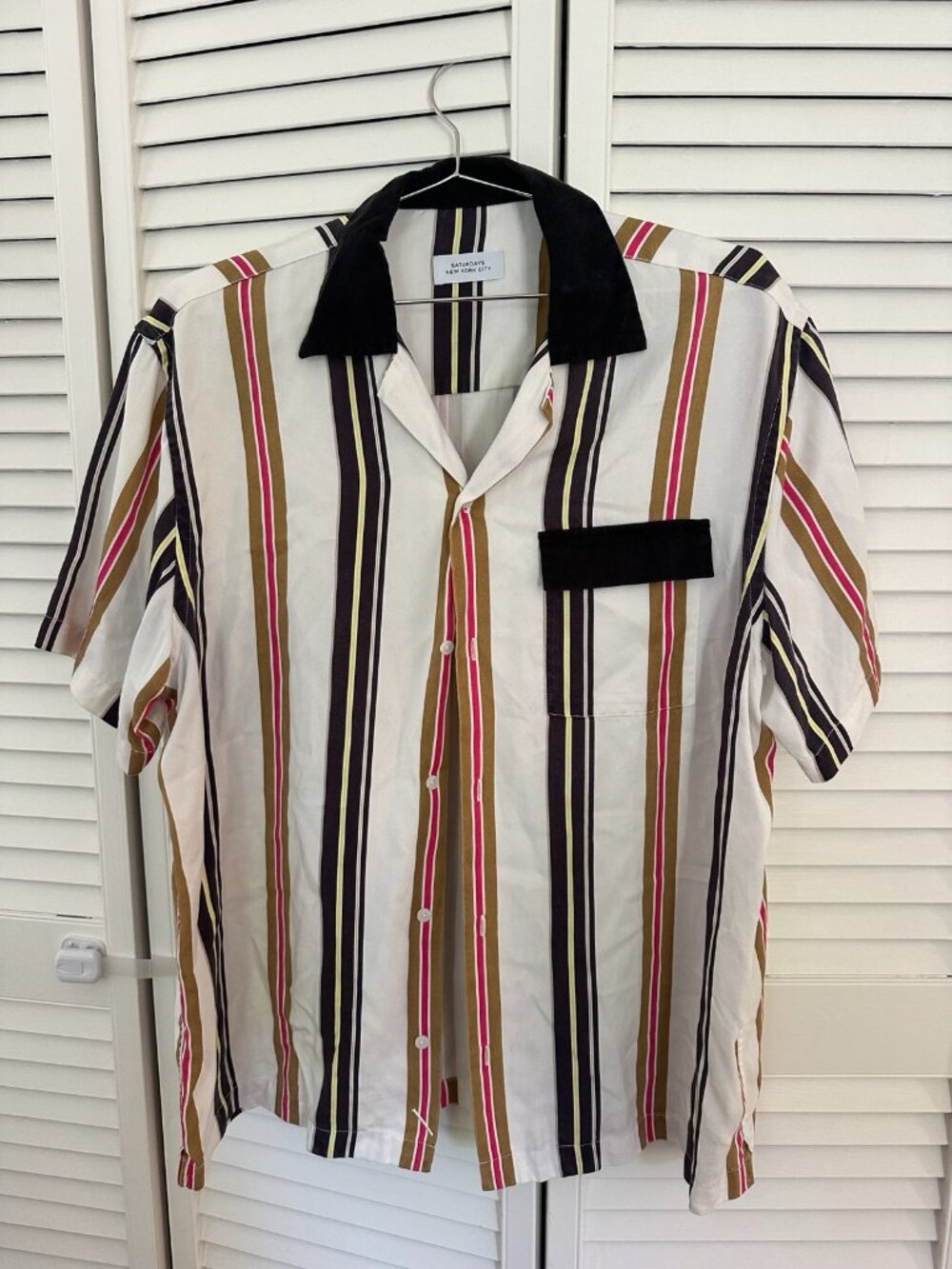 Saturdays NYC Striped Polo Shirt
